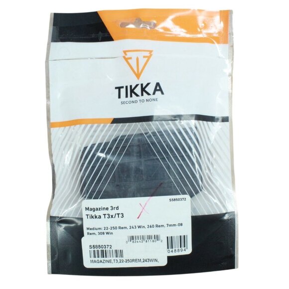 Tikka Rifle Magazine 3rd T3x/T3 22-250Rem, 243Win,260 Rem, 7mm-08, Rem 308 Win - Picture 1 of 2